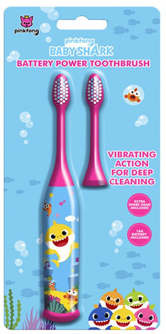 큐티버블 아기상어 전동칫솔, BSH5027, 1개