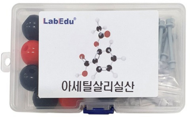 아세틸살리실산분자구조모형조립세트 1세트