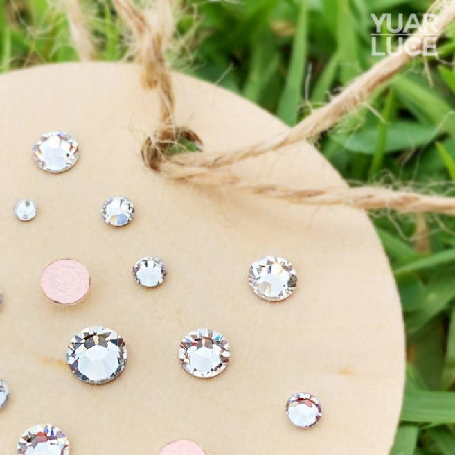 스와로브스키 플랫백 핫픽스 스톤 크리스탈 클리어 2038 2078 소포장, Crystal ss30(6mm), 30개