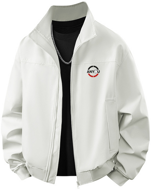 ANYOU 남성 봄 가을 캐주얼 자켓 구김없는 직장인 출퇴근 외투