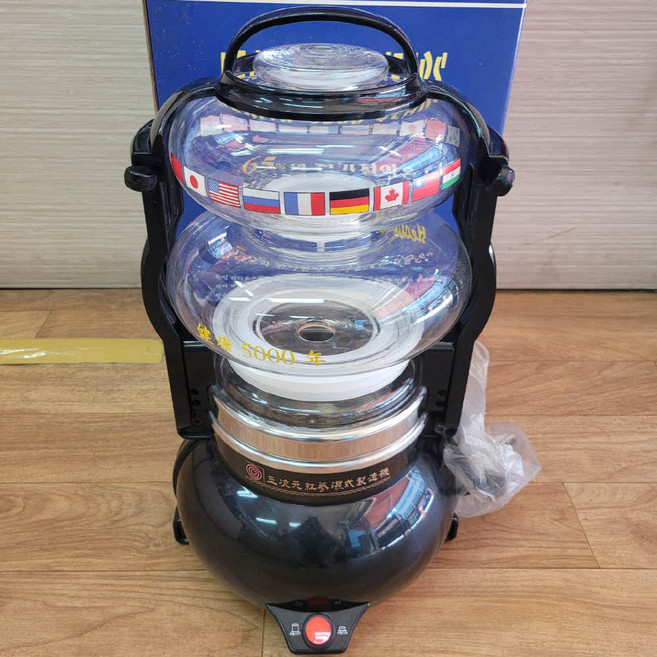 정품 A급 중고 3차원 홍원 홍삼제조기 순우리인삼 건강5000년 적삼제조기 건강오천년 gf1601 홍삼달이기 AS보장, 1개, 홍원중고