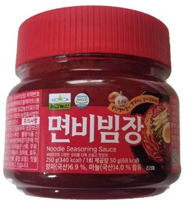 칠갑농산 면비빔장, 250g, 1개