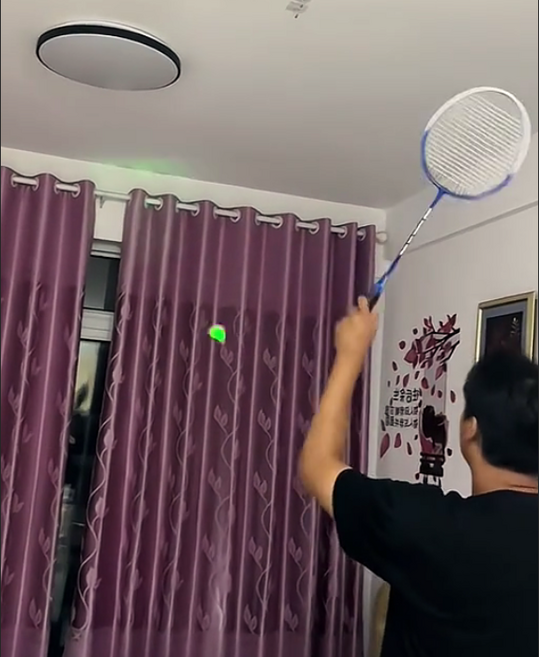 실내 셀프 배드민턴 세트, 셔틀콕(리턴콕 3개), 1개