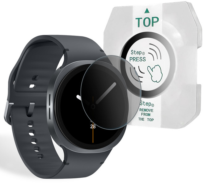 더조은셀러 갤럭시 워치 호환 사생활 보호 강화유리 필름