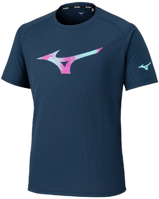 미즈노 2025년형 프랙티스 반팔 라운드 티셔츠 mizuno 게임웨어 테니스 탁구 배드민턴 스쿼시 운동 커플티 배드민턴의류 용산스포츠 용스