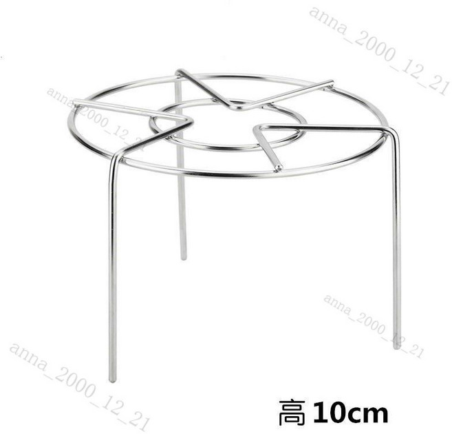 特厚不銹鋼三腳蒸架 12CM, 腳高(10cm)蒸架, 1個