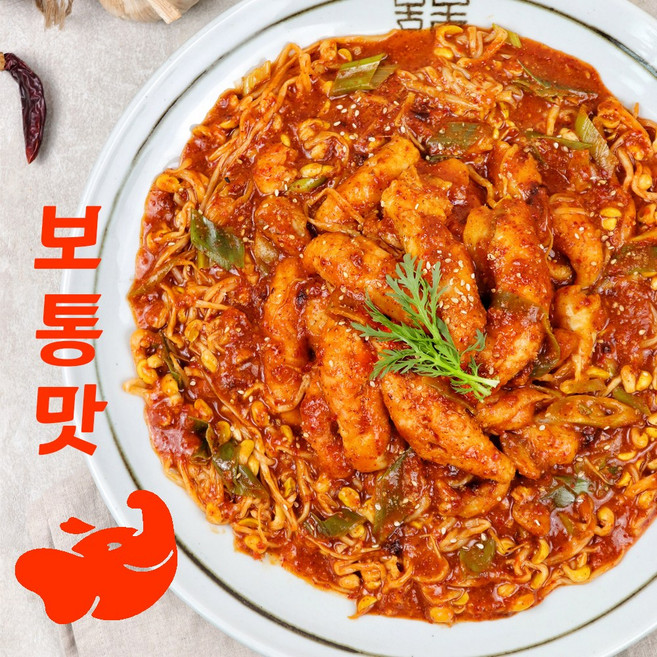 [코끼리씨푸드] 광주 맛집 코끼리아구찜 (보통맛) 국내산 순살 아귀찜 밀키트 1.5~2인분, 1개, 930g