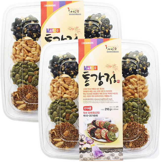 해맑음 통강정 [210g+210g], 210g, 2개