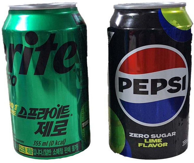 펩시 라임 제로 355ml 24입 +스프라이트 제로 355ml 24입 총 48입, 1세트