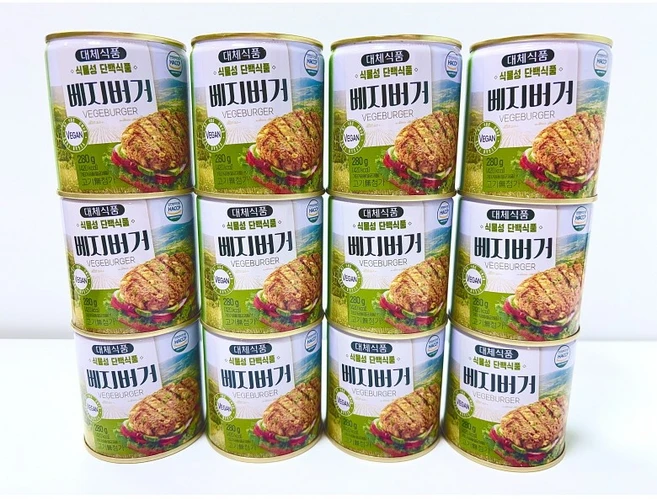 삼육유기농 비건 식물성 단백질 베지버거 패티 베지테리언 고기 대용식, 12개, 280g - 쿠팡