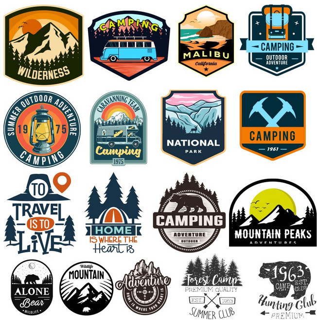 천아트 의류 열전사지 옷리폼 등산 캠핑 95종(g008) 티셔츠 전사지 스티커 제작, 77.마운틴 블랙, 1개