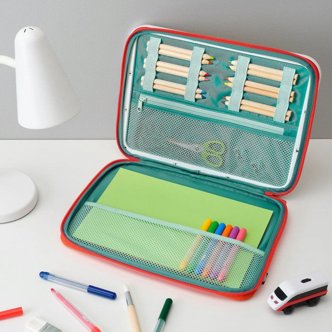 이케아 휴대용 캔버스 아동 미술가방 화판 이젤 드로잉케이스 휴대용 도화지 물감