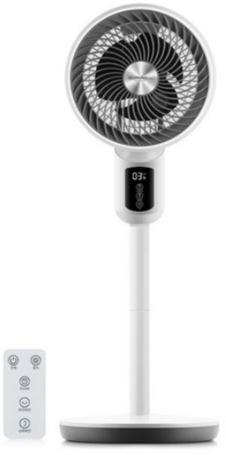 대웅모닝컴 3D 입체회전 스탠드 리모컨 써큘레이터 CZ-SC4467R, CZ-SC4467R(터치식)