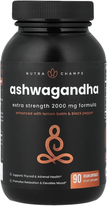 뉴트라챔프 NutraChamps 아슈와간다 베지 캡슐 90정125817원산지:기타, 1개 - 쿠팡