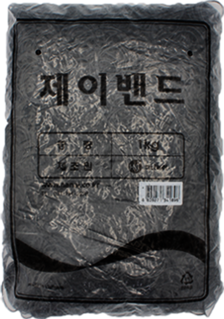 하나제이 고급칼라밴드 1kg 60 x 1.3 mm 제이밴드, 1개, 검정(블랙)