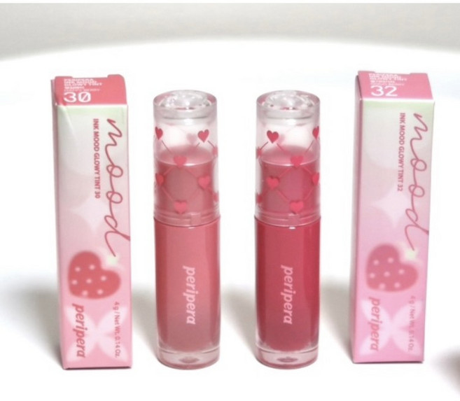 NEW 색상 페리페라 잉크 무드 글로이 틴트, NEW 33 로지위시, 1개