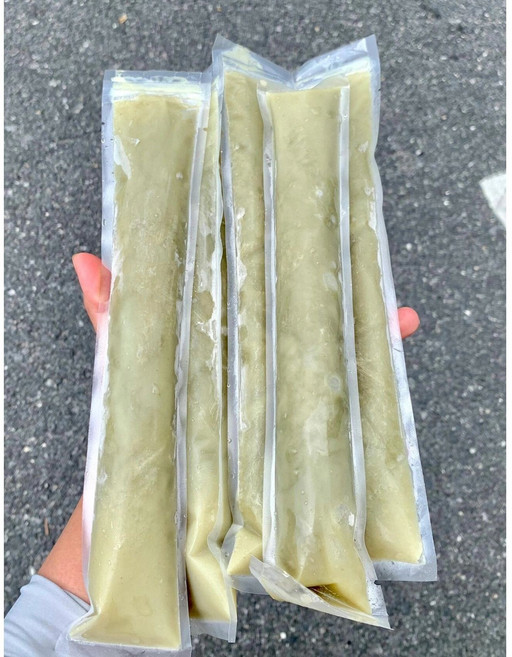 일회용 바 얼음 틀 팝스 지퍼백 10개 막대 샤베트, 1개, 기본 색상
