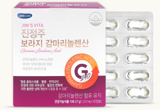진정주 보라지 감마리놀렌산(90캡슐), 90정, 1개
