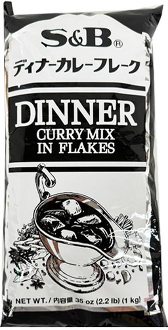 에스앤비 에스비 디너카레 분말, 1kg, 15개