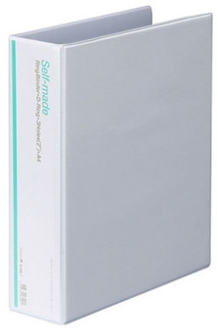 문화 셀프메이드 3공D링바인더 백색 A4 B749A-7