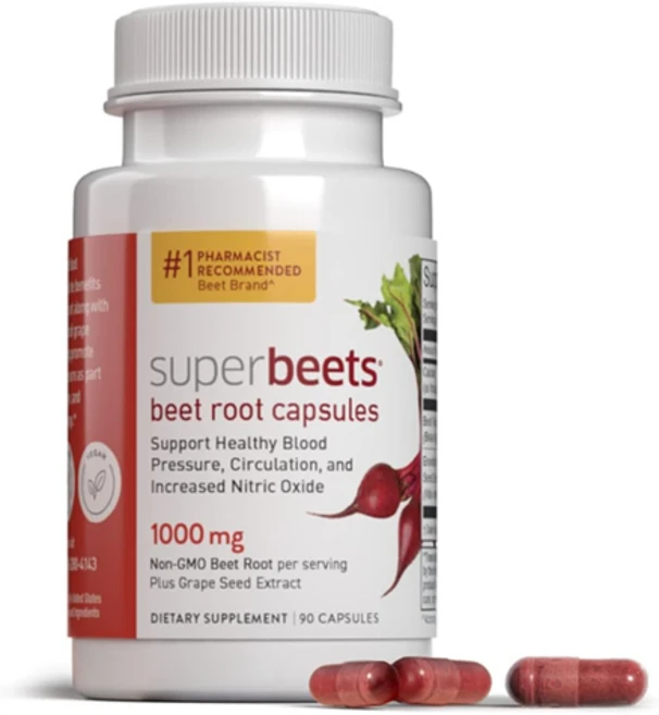 humanN SuperBeets 비트뿌리 퀵릴리스 1000mg 90개, 1개, 90정 - 쿠팡