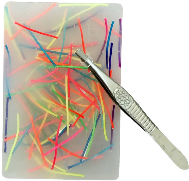 털뽑기 피젯토이 쓸데없는 장난감, 1개, 레인보우