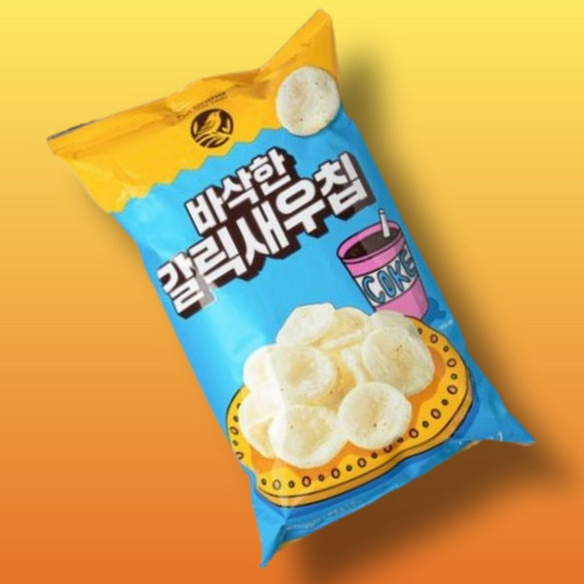 노브랜드 바삭한갈릭새우칩, 155g, 7개