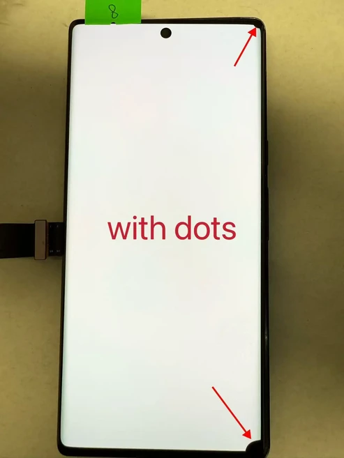 구글 픽셀 6 프로용 AMOLED 오리지널 LCD 디스플레이 스크린 터치 디지타이저 어셈블리 스팟 포함, 03 Display 8 with dot