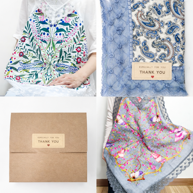 에티켓 앞치마 손수건 레이스 앞치마 선물용