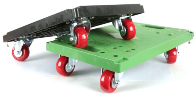 베스토 미니 연결형 데크달리 대차 흑색 425x285 국산, 1개