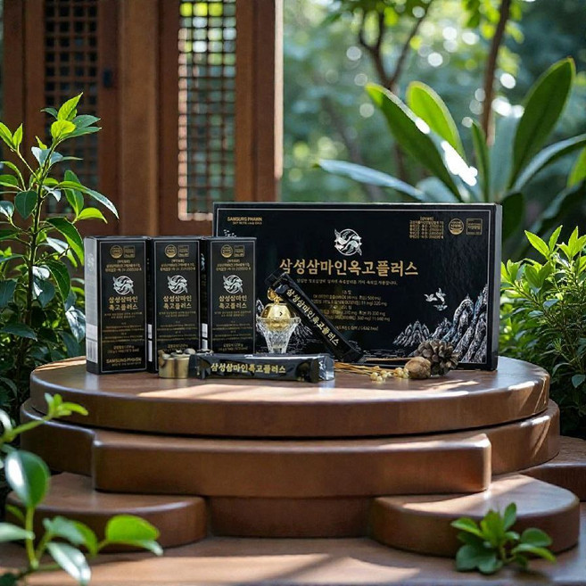삼성삼마인옥고플러스 50포 영묘향 영묘사향단 침향의 효능 특허받은 영묘향 발효침향 녹용 영묘 사향
