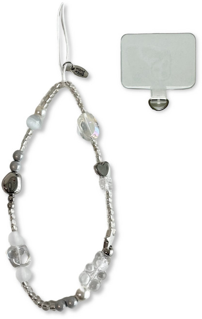 앤체인 핸드폰 비즈 스트랩 5종 택 1 + 태그홀더 연결고리 세트, 5. 젤리 베어 & 메탈, 1개