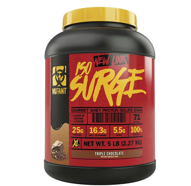 뮤턴트 서지 고메 웨이 프로틴 아이솔레이트 셰이크 트리플 초콜릿, 1개, 2.27kg - 쿠팡