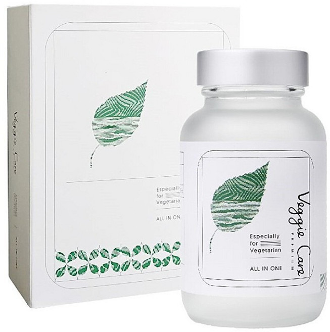 Veggie Care 素食者綜合補充膠囊 60顆/瓶, 1個, 單一選項