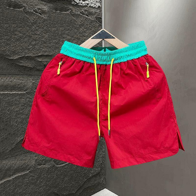 男士夏季休閒運動速幹寬鬆沙灘褲