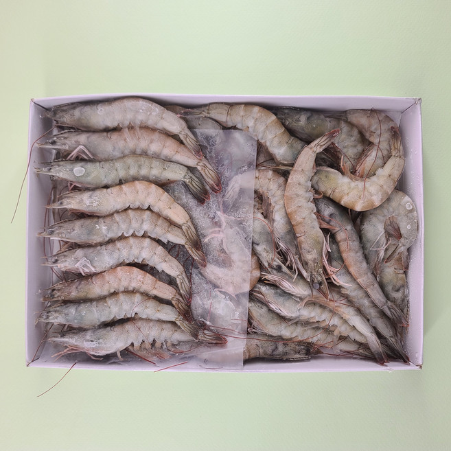 특A급 흰다리새우 20미 30미 40미 (500g) 화이트새우 소금구이새우 대하새우 중하새우, 흰다리새우 40미 500g, 1개, 500g