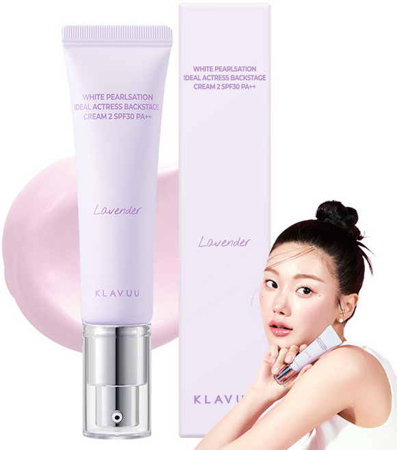 클라뷰 화이트 펄세이션 아이디얼 액트리스 백스테이지 크림 30ml, 02 라벤더, 1개