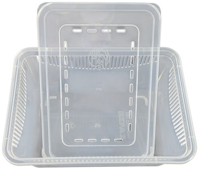 레파즈 적재형 케이지 소 몸통뚜껑세트, 1개, 투명