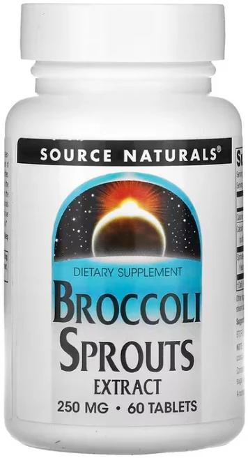 소스 내츄럴스 Broccoli Sprouts 브로콜리 새싹 추출물 250mg 60정, 1팩 - 쿠팡