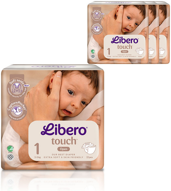 리베로 터치 프리미엄라인 기저귀, 1단계, 88매