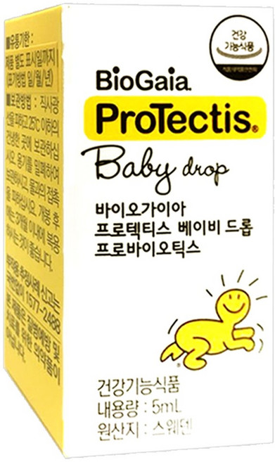 바이오가이아 프로텍티스 베이비드롭 액상 프로바이오틱스 5ml (1개월분), 1개