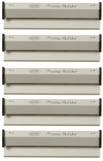 아톰 메모홀더 1곽, 실버, 5개