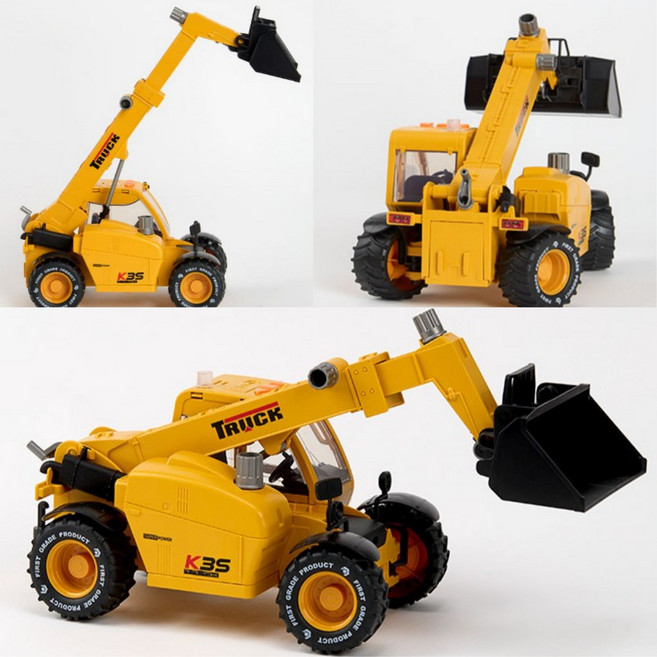 아기자동차장난감 중장비 집게차장난감 소리나는자동차, 3.포크레인