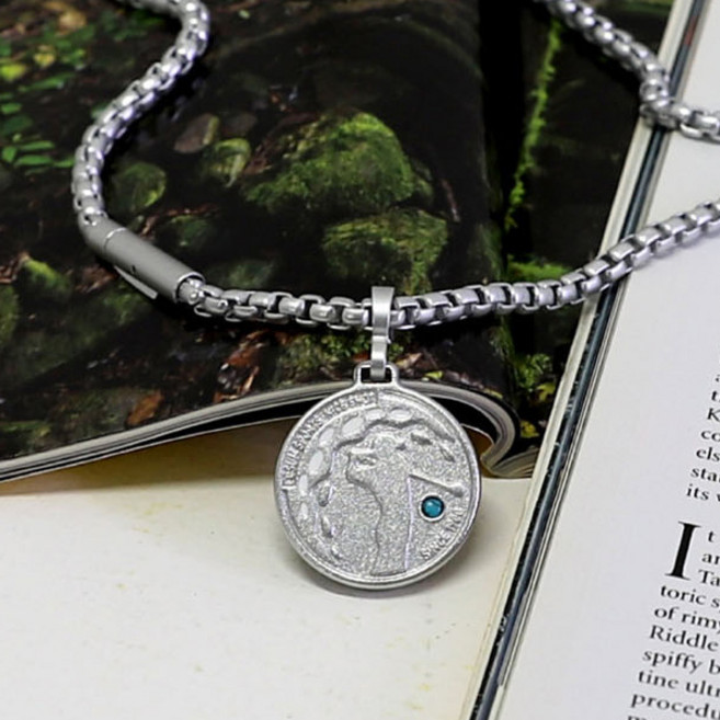 [포슘코리아] 나이스샷 마그네슘 건강목걸이 남성 여성/스포츠목걸이/헬스/운동/야구/골프/기능성/부모님선물/피로회복, S 45cm, 화이트, 1개