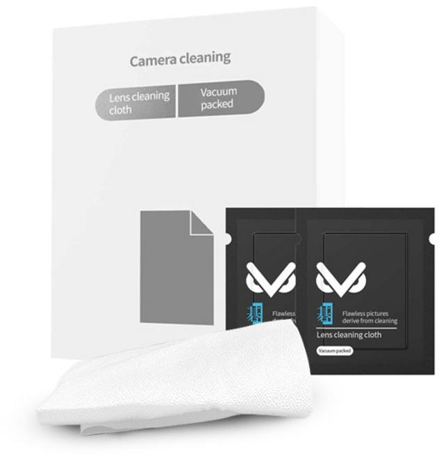 VSGO 비스고 카메라 초 극세사 클리닝 천 10X10cm 20장 V-CL01E, 1개