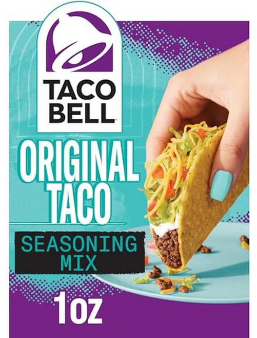 Taco Bell 타코 시즈닝 믹스 28.3g, 멕시코 스타일 맛 354248, 1개