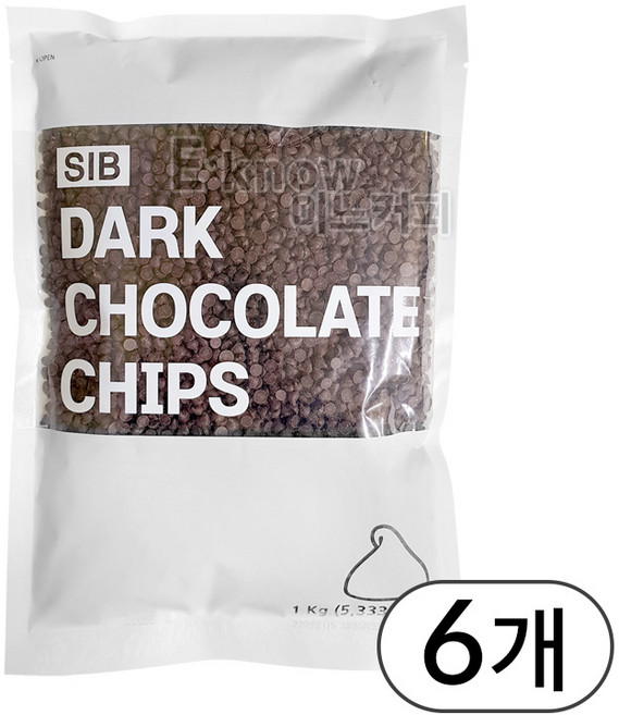 선인 다크 초코렛칩, 선인 다크초코렛칩 1kg, 6개