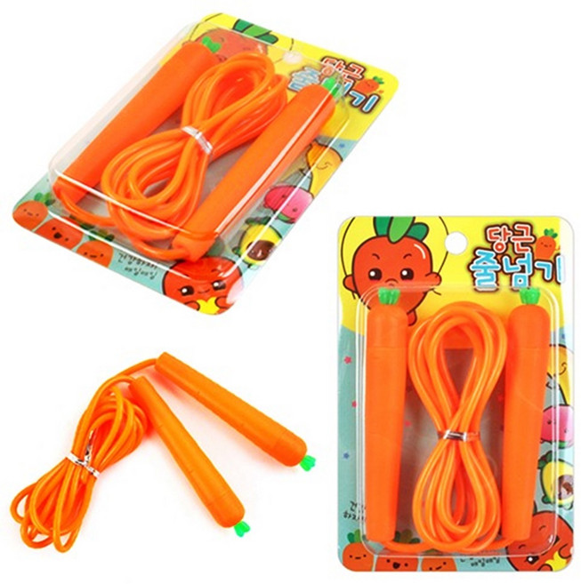 점핑줄넘기 선물 야외활동 어린이줄넘기, 주황