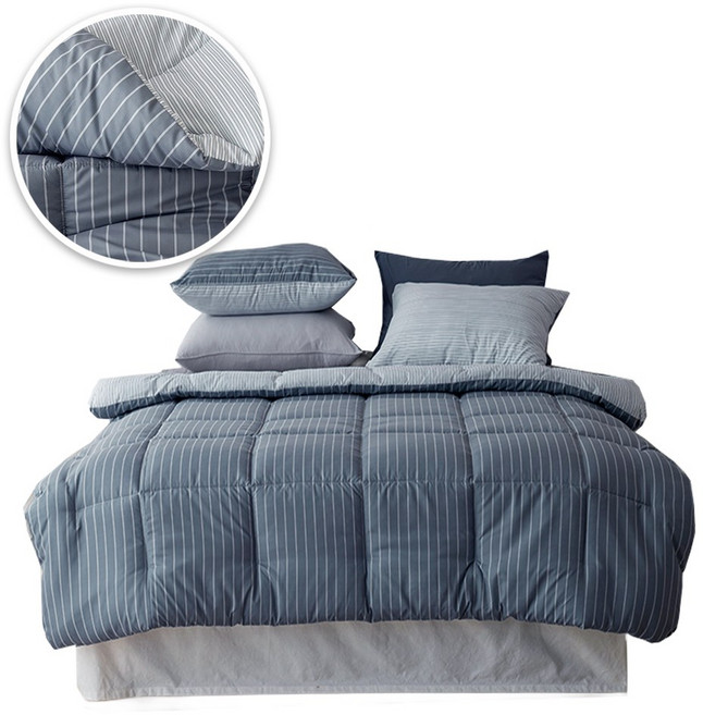 윈드리 국산 알러지케어 사계절 차렵 먼지없는 항균 이불 세트 보관가방 증정