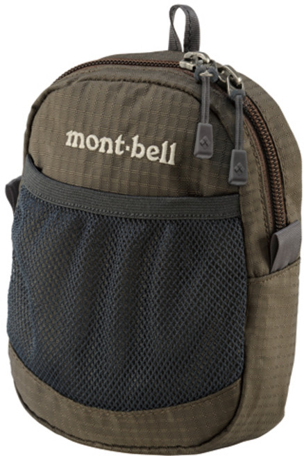 【mont-bell】Attachable pouch 25 配件小包 柚黃/黑/桃紅 1123775, 深褐KHBN, 1個